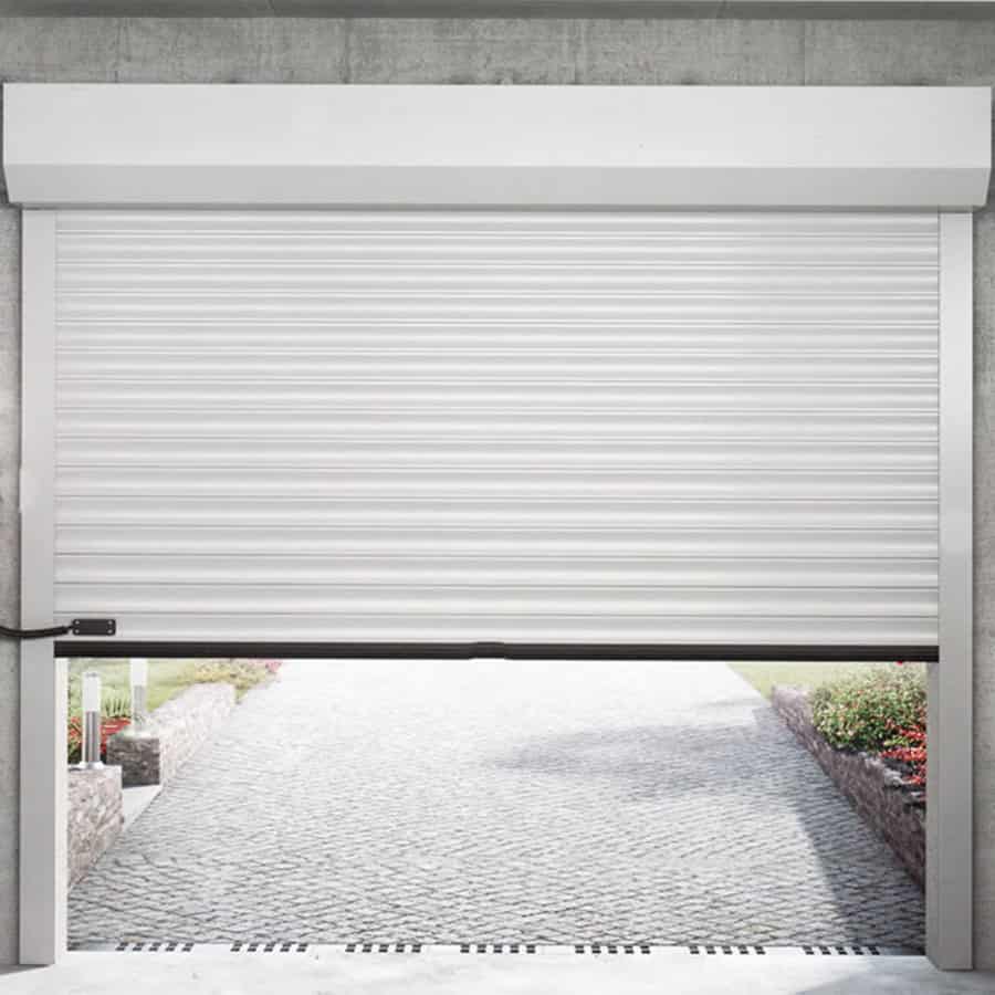 Volet du sud porte garage enroulable